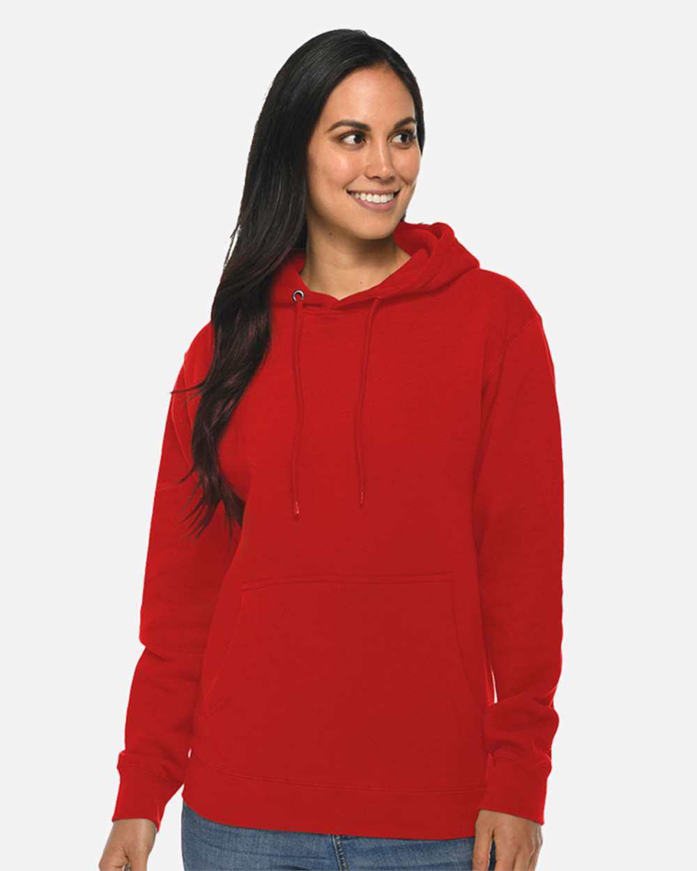 Lane Seven LS14001 Unisex Premium Hoodie Sweatshirt - Red