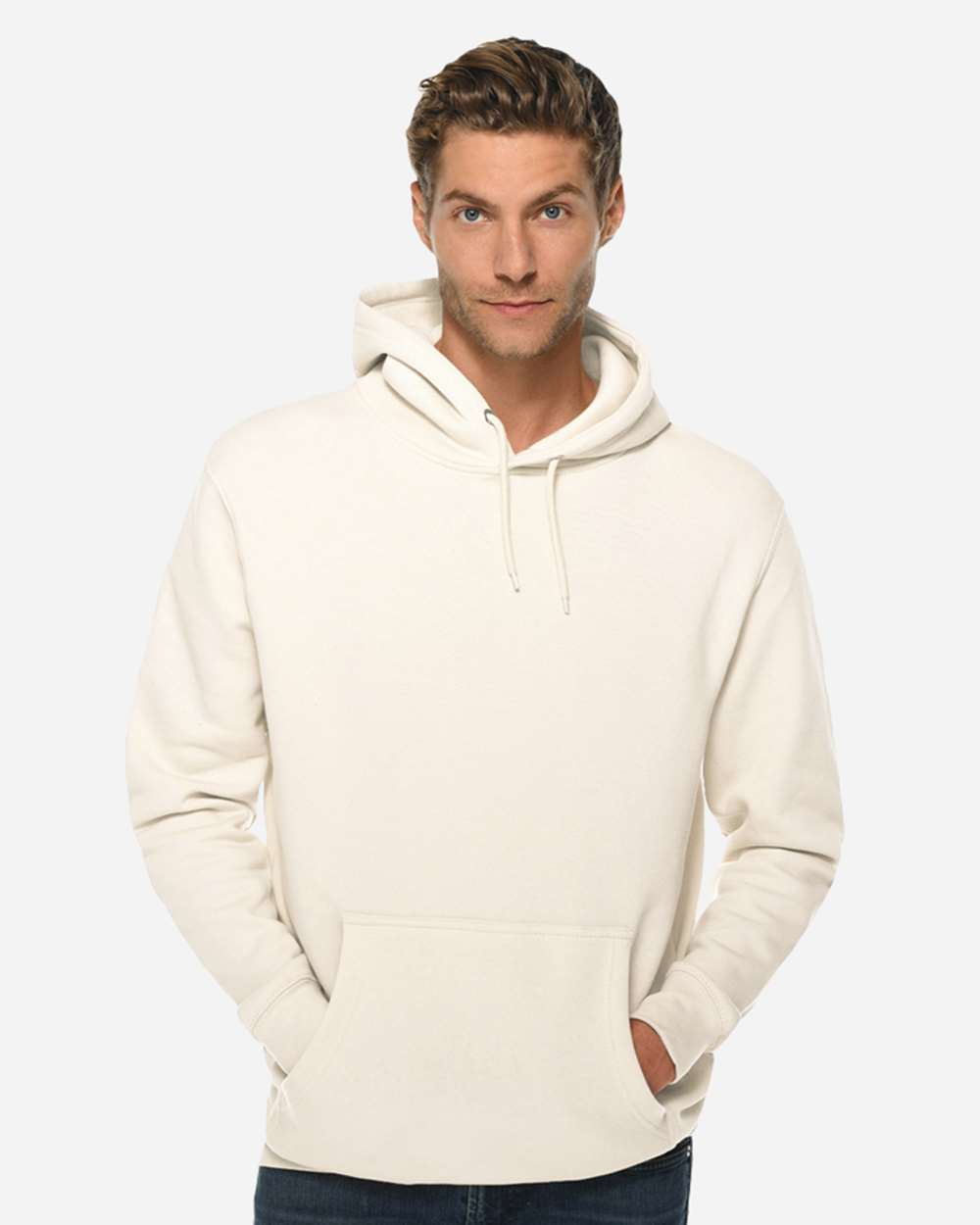 Lane Seven LS14001 Unisex Premium Hoodie Sweatshirt - Sand