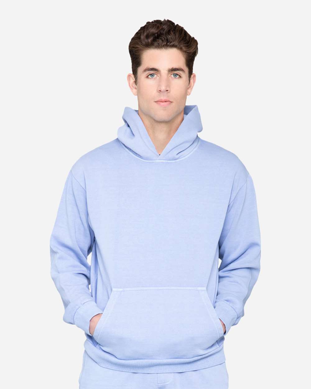 Lane Seven LS16001 Unisex Urban Hoodie Sweatshirt - Pigment Grape Ice