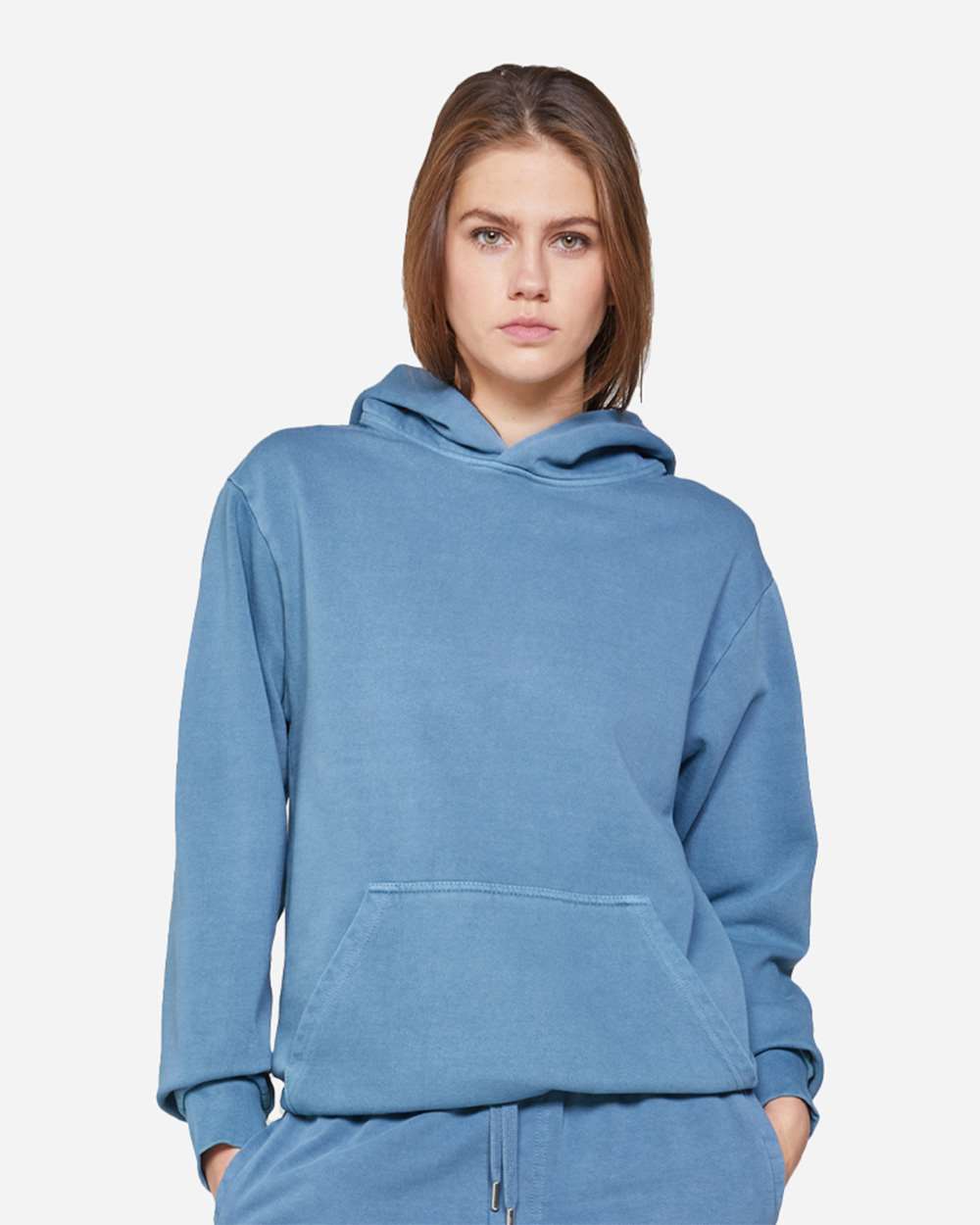 Lane Seven LS16001 Unisex Urban Hoodie Sweatshirt - Pigment Pebble Blue