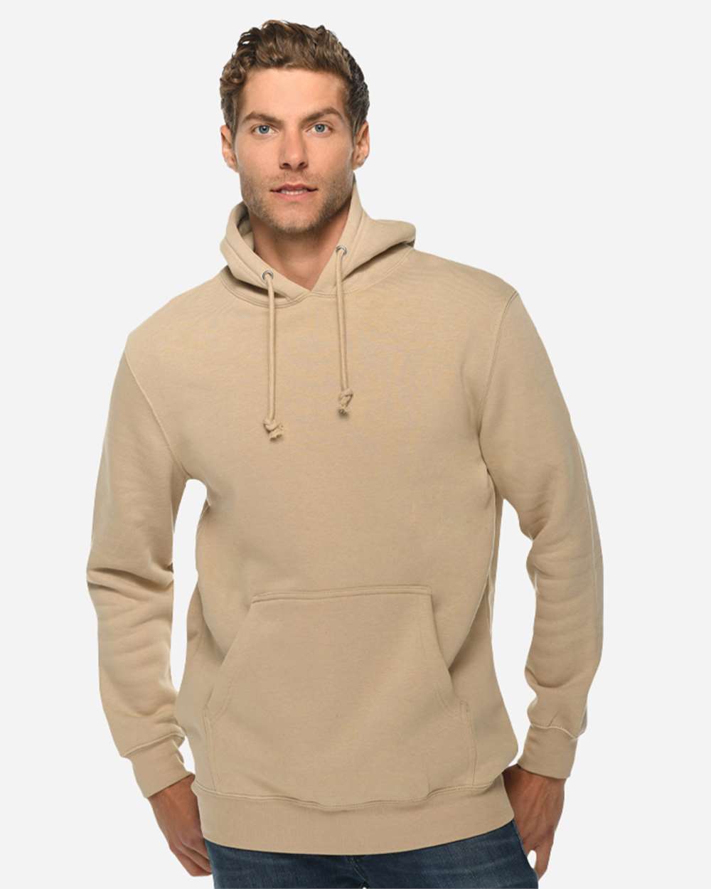 Lane Seven LS19001 Unisex Heavyweight Hoodie Sweatshirt - Mushroom