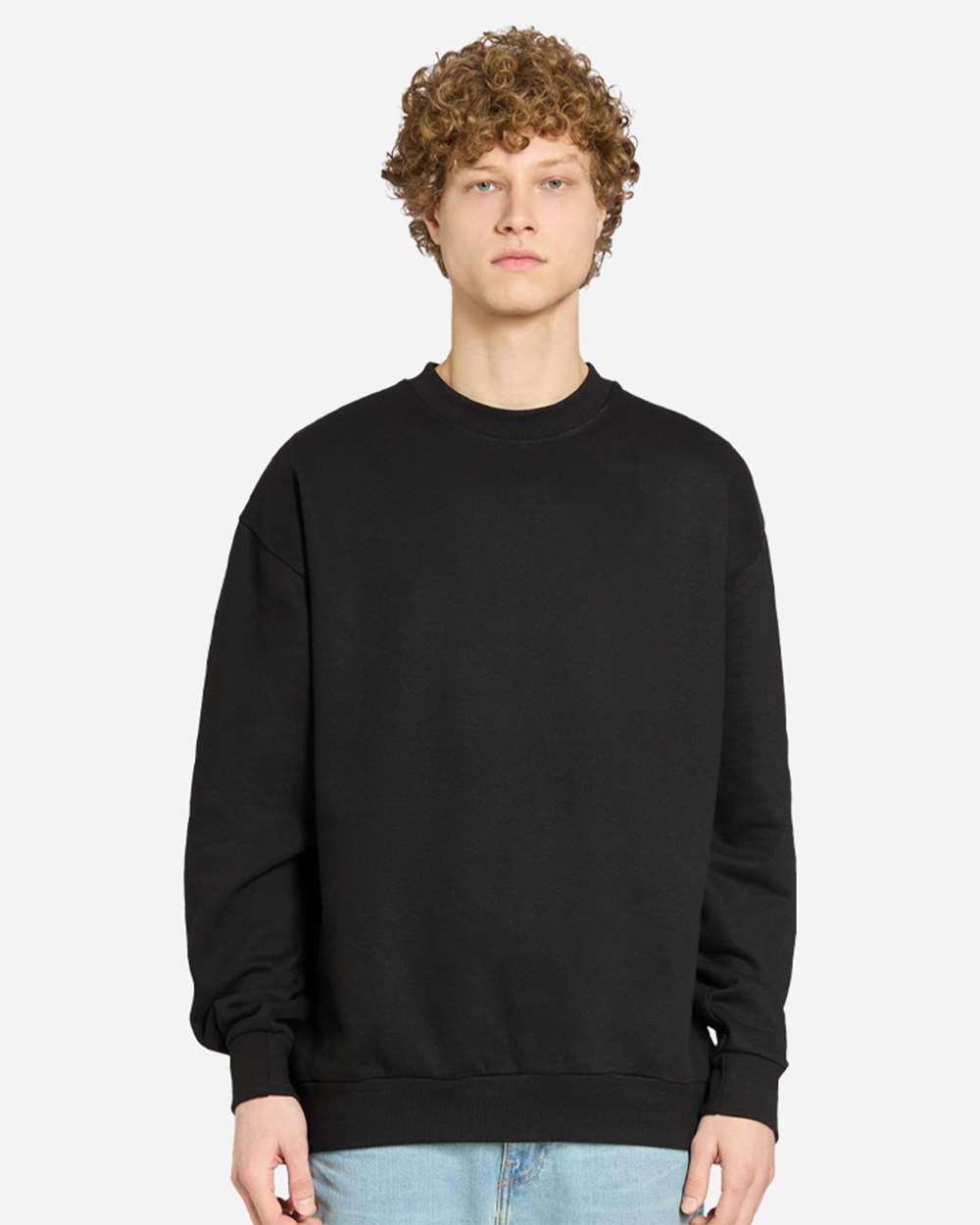 Lane Seven LS16004 Unisex Urban Crewneck Sweatshirt - Black