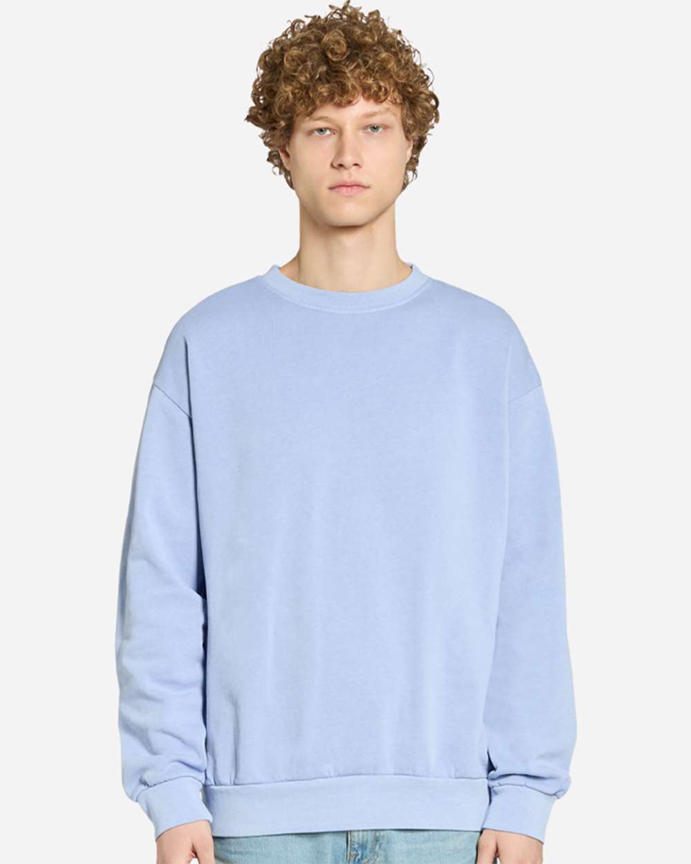 Lane Seven LS16004 Unisex Urban Crewneck Sweatshirt - Pigment Grape Ice
