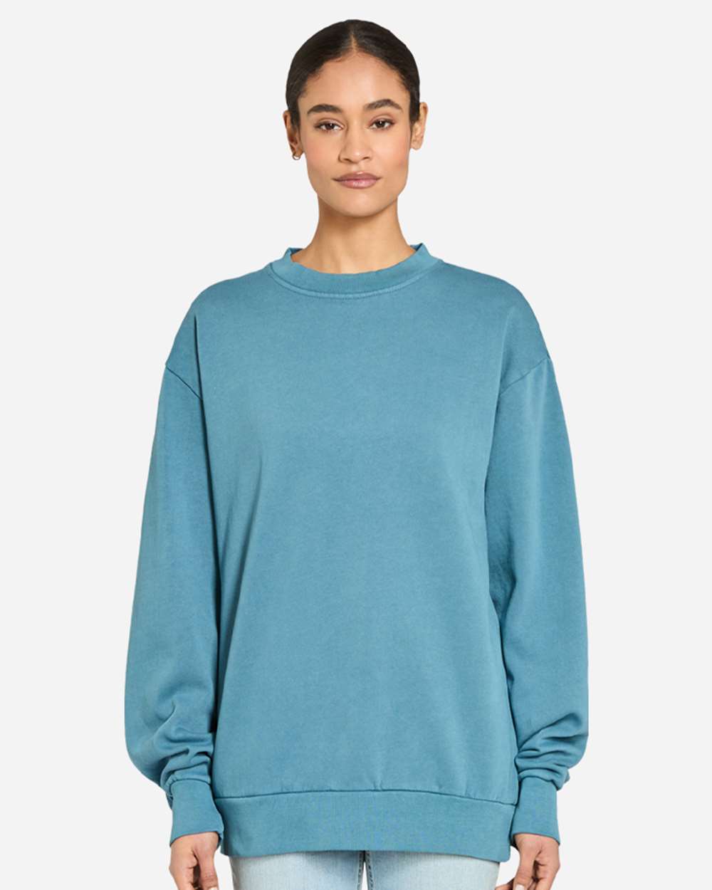 Lane Seven LS16004 Unisex Urban Crewneck Sweatshirt - Pigment Pebble Blue