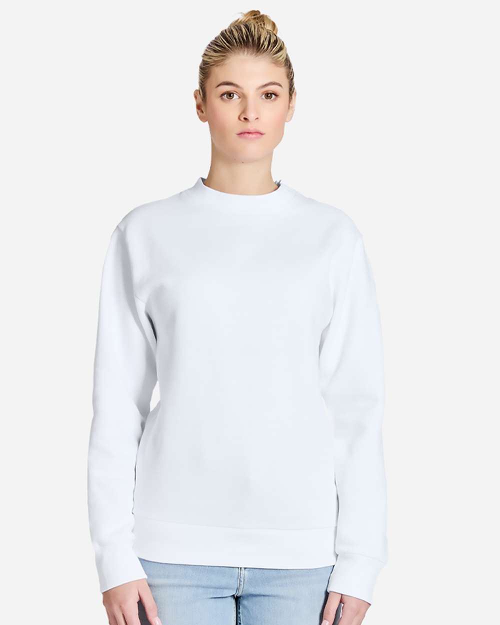 Lane Seven LS16004 Unisex Urban Crewneck Sweatshirt - White