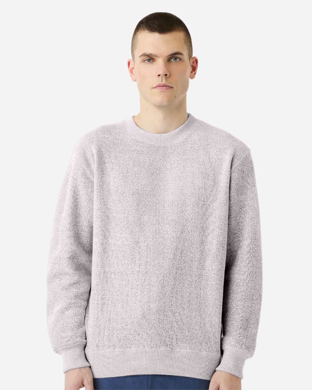 Lane Seven LS11004 Unisex Nantucket Crewneck Sweatshirt - Salt and Pepper