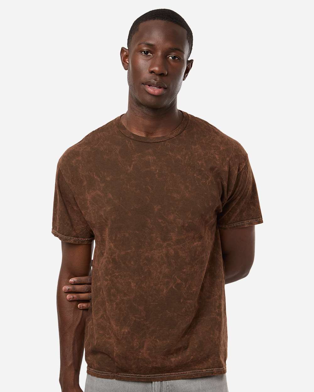 Unisex Mineral Wash T-Shirt - 1300 - Mineral Brown