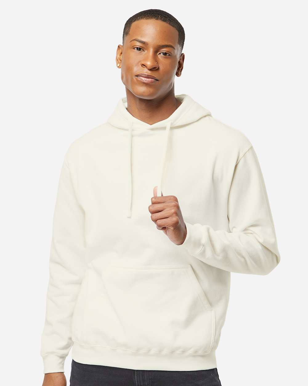 Tultex 320 Unisex Fleece Hooded Sweatshirt - Natural