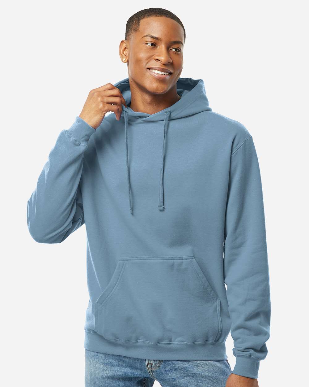Tultex 320 Unisex Fleece Hooded Sweatshirt - Light Slate