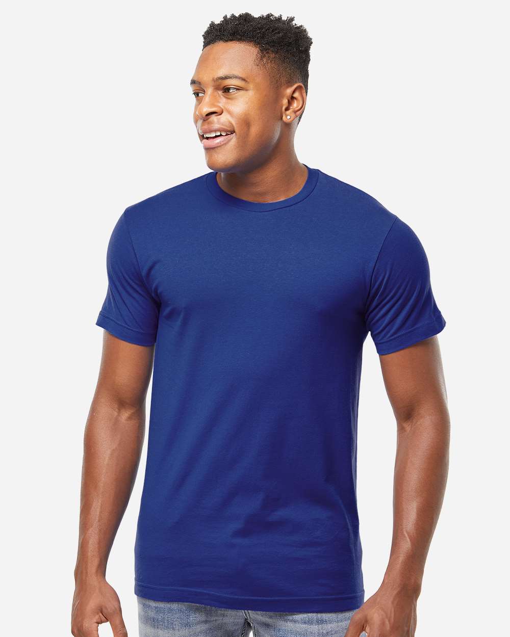 Unisex Fine Jersey T-Shirt - 202 - Deep Blue
