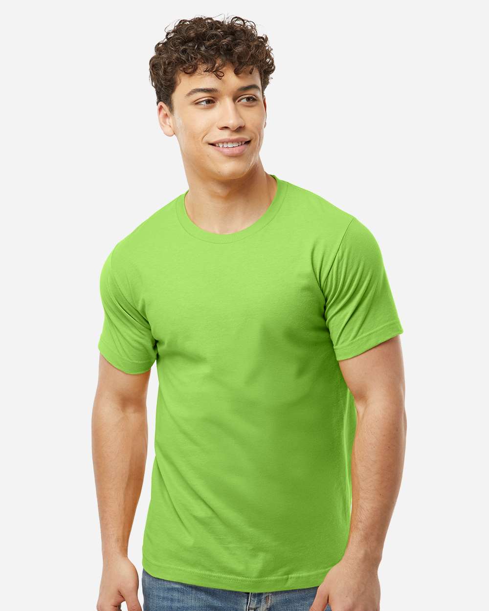 Unisex Fine Jersey T-Shirt - 202 - Lime