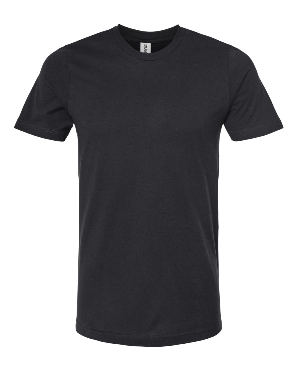 Tultex 602CVC Unisex Combed CVC T-Shirt - Solid Black