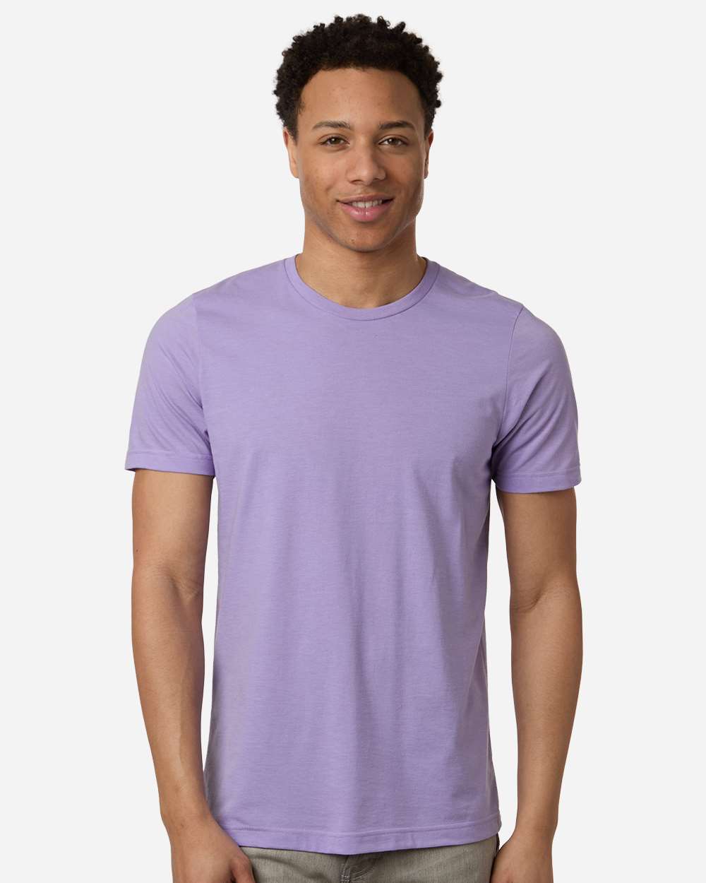 Tultex 602CVC Unisex Combed CVC T-Shirt - Heather Lavender