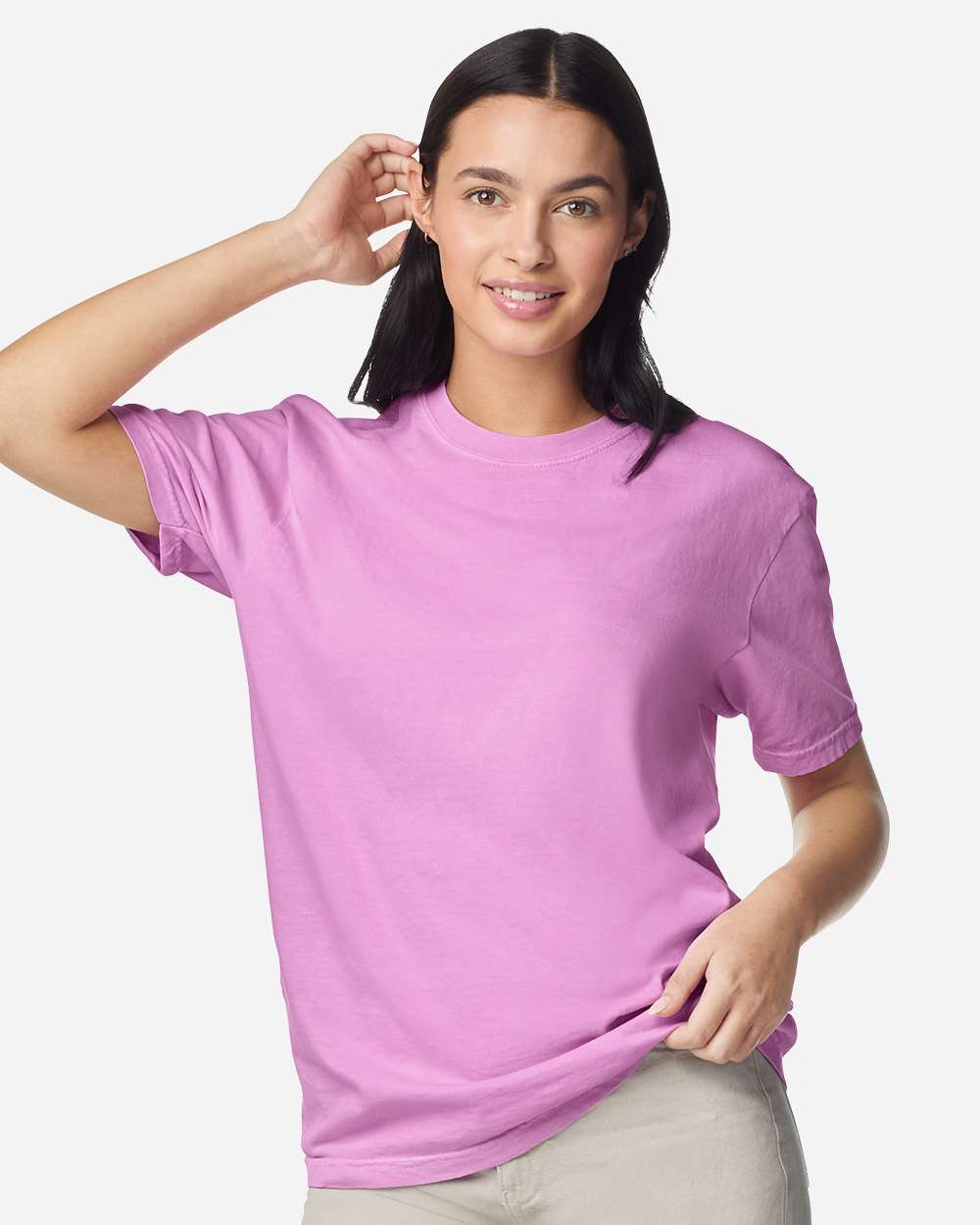 Comfort Colors 1717 Unisex Garment-Dyed Heavyweight T-Shirt - Rose Quartz
