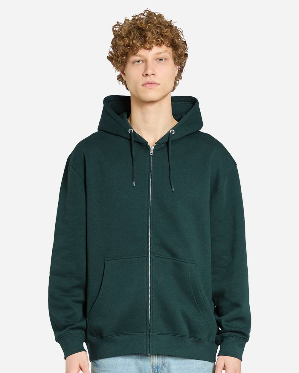 Lane Seven LS14003 Unisex Premium Full-Zip Hoodie Sweatshirt - Sports Green