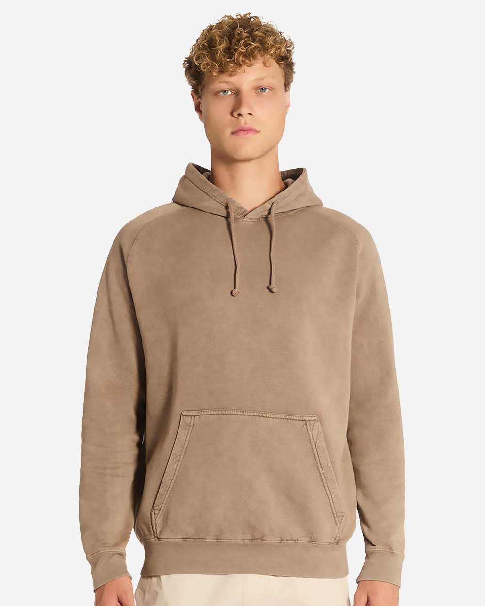Lane Seven LST004 Unisex Vintage Raglan Hoodie Sweatshirt - Vintage Coffee