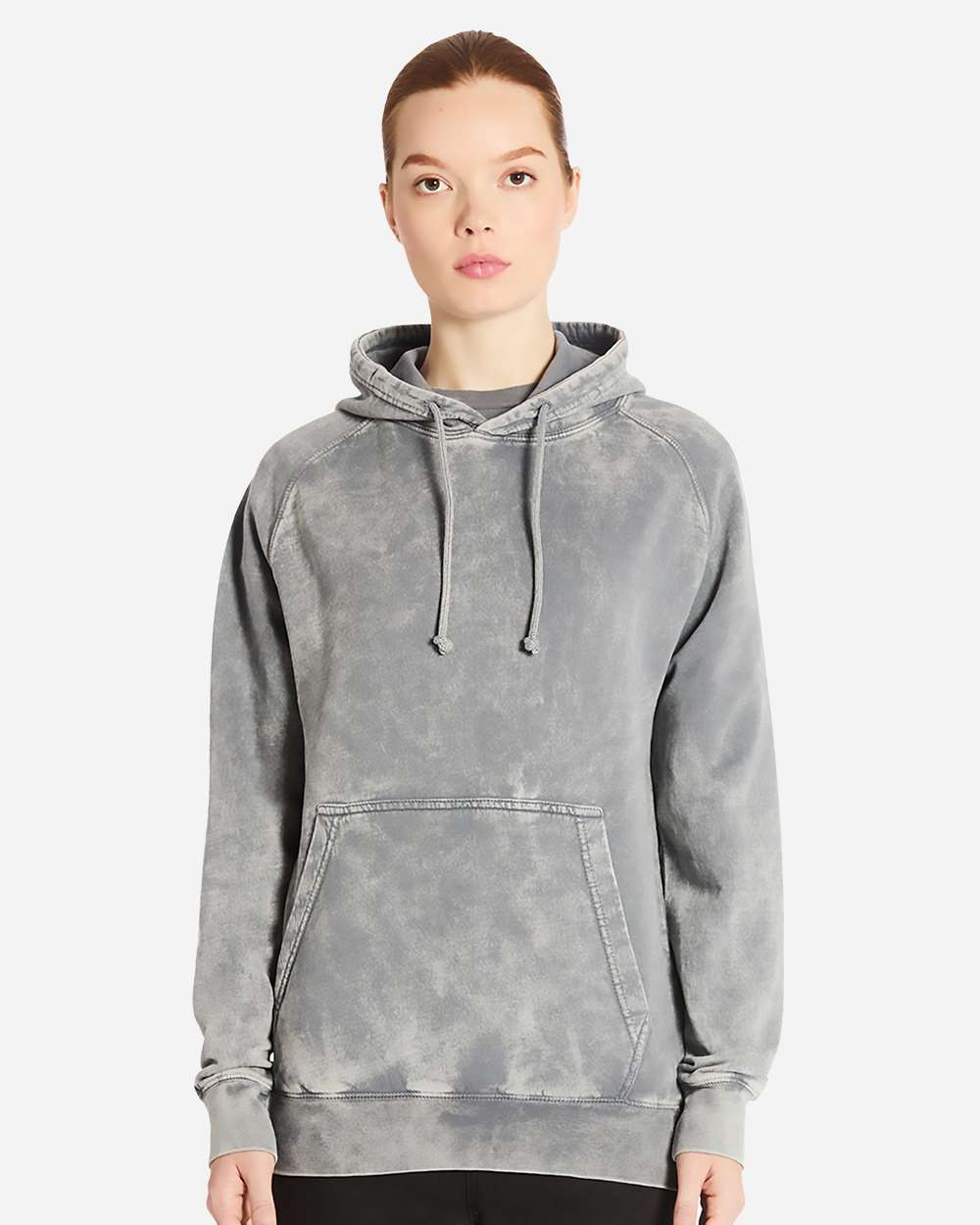 Lane Seven LST004 Unisex Vintage Raglan Hoodie Sweatshirt - Cloud Rock