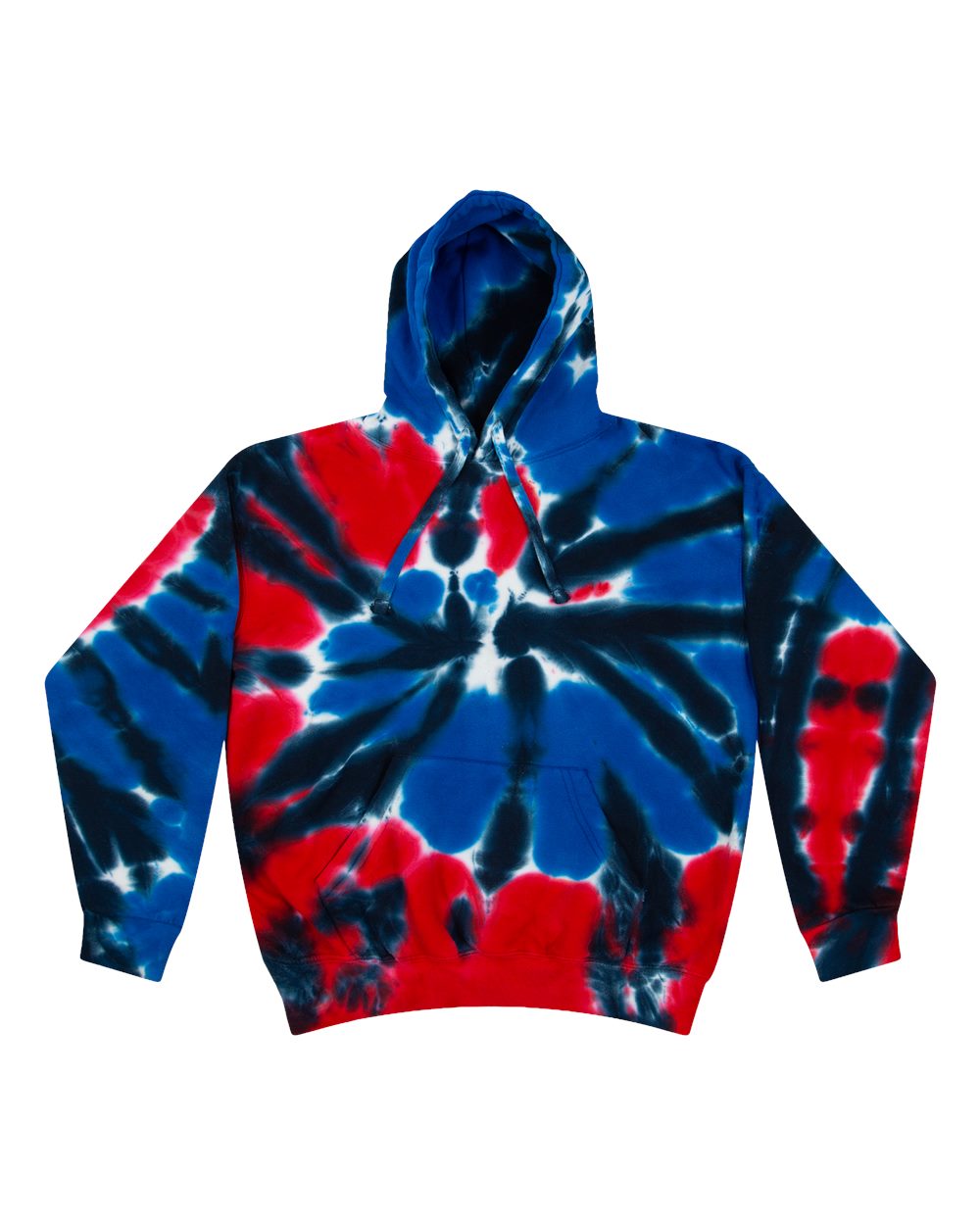 Colortone 8777 Unisex Tie-Dyed Hooded Sweatshirt - Independence