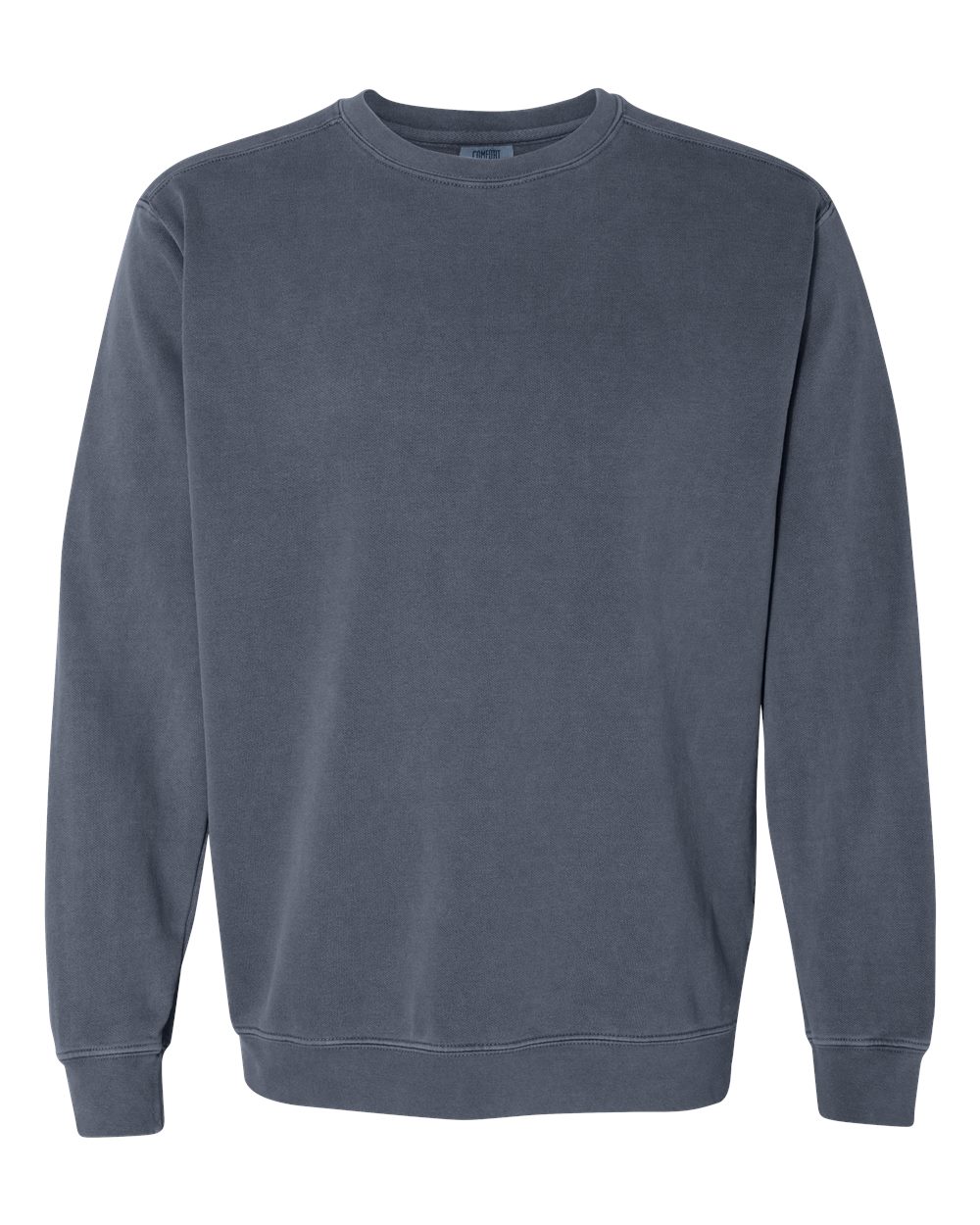 Comfort Colors 1566 Unisex Garment-Dyed Crewneck Sweatshirt - Denim