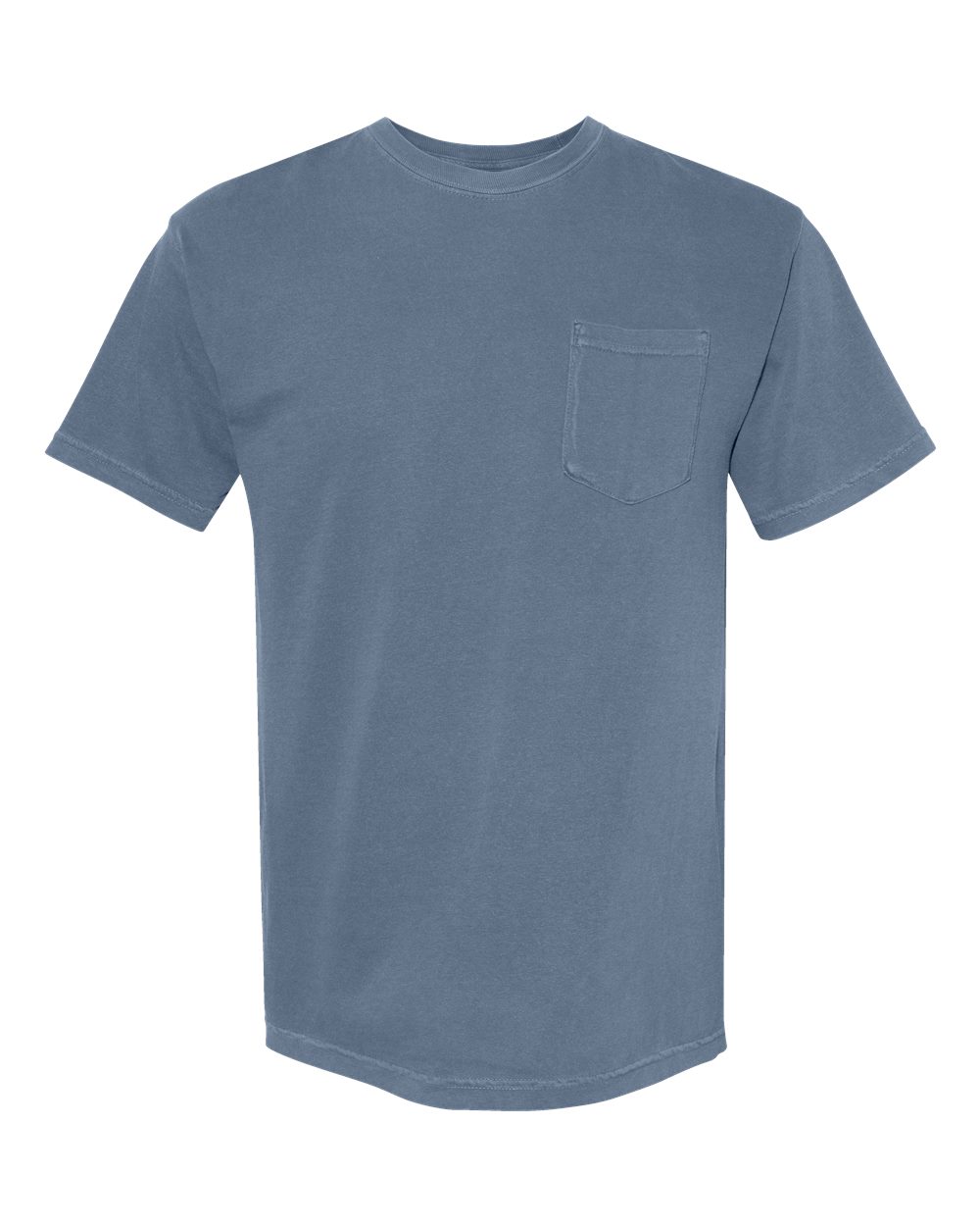 Comfort Colors 6030 Unisex Garment-Dyed Heavyweight Pocket T-Shirt - Blue Jean