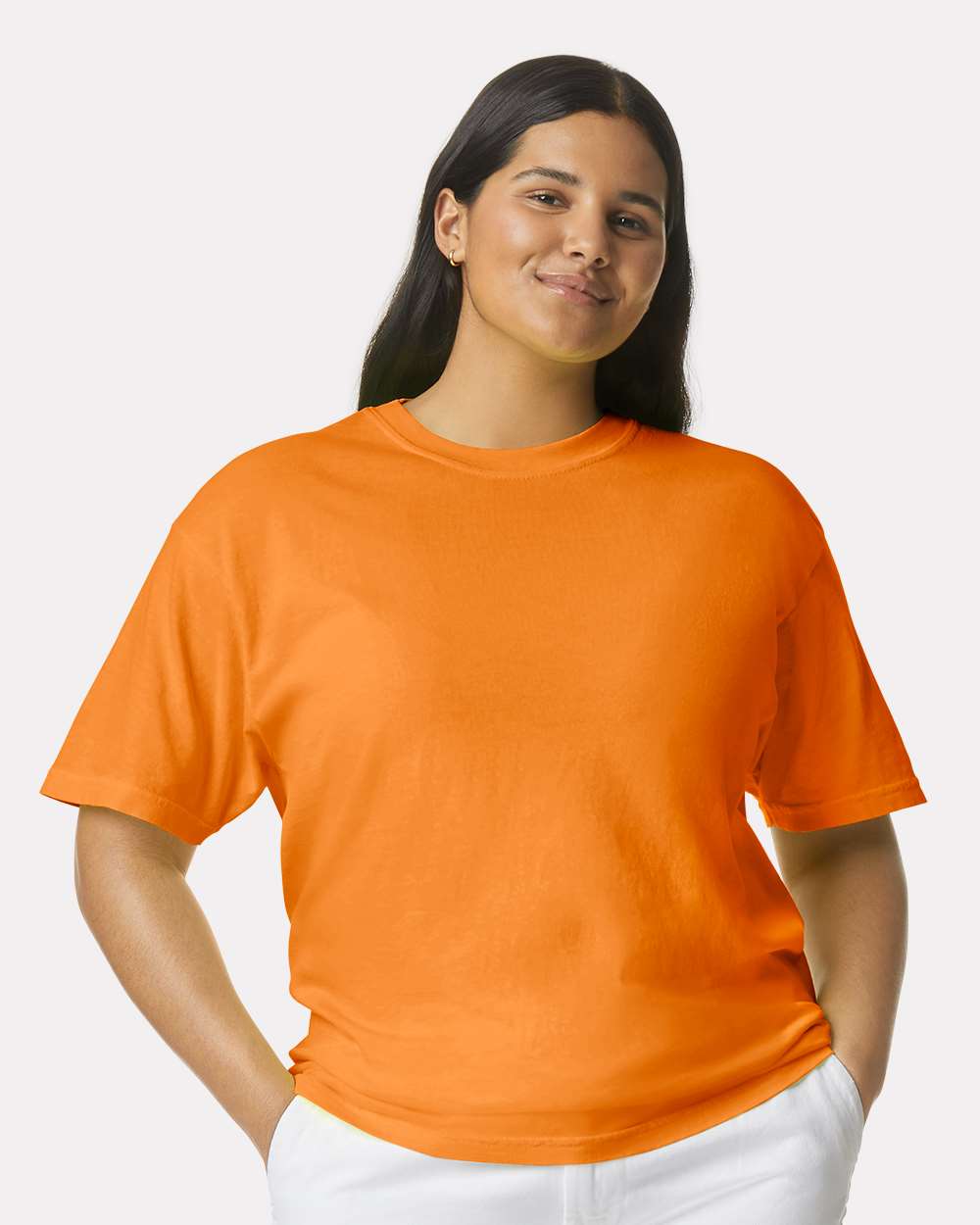 Comfort Colors 1717 Unisex Garment-Dyed Heavyweight T-Shirt - Bright Orange