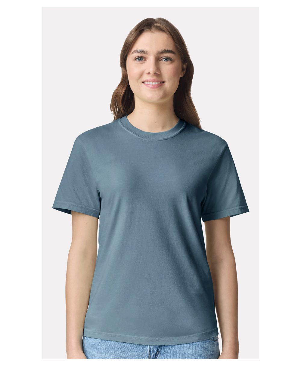 Comfort Colors 1717 Unisex Garment-Dyed Heavyweight T-Shirt - Ice Blue