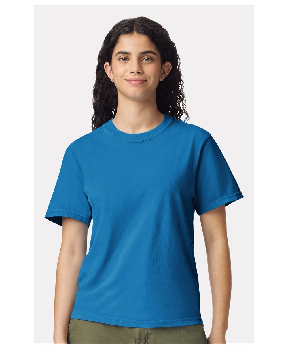 Comfort Colors 1717 Unisex Garment-Dyed Heavyweight T-Shirt - Royal Caribe