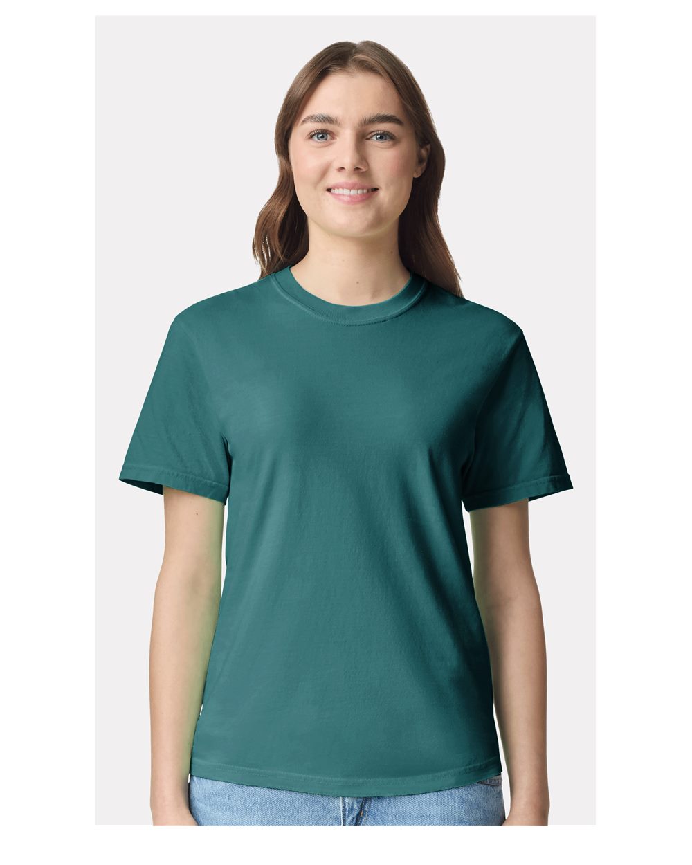 Comfort Colors 1717 Unisex Garment-Dyed Heavyweight T-Shirt - Seafoam