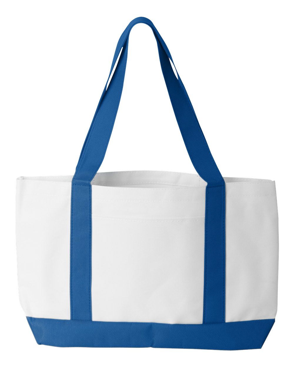 Liberty Bags 7002 P&O Cruiser Tote - White/ Royal