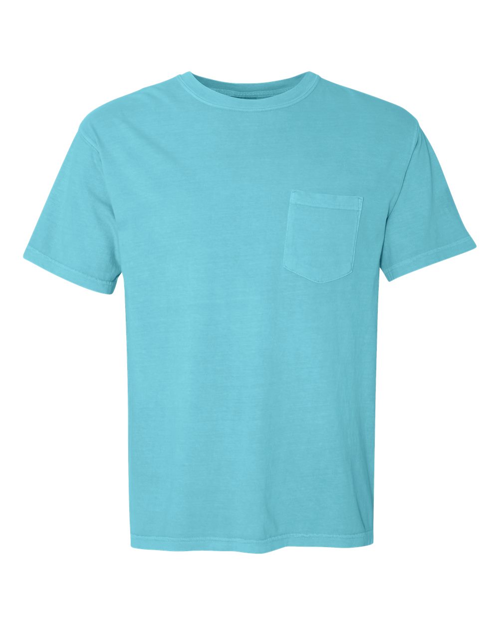 Comfort Colors 6030 Unisex Garment-Dyed Heavyweight Pocket T-Shirt - Lagoon