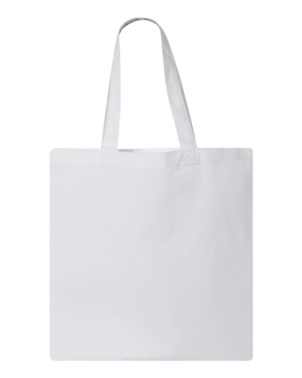 Q-Tees QTB Economical Tote - White