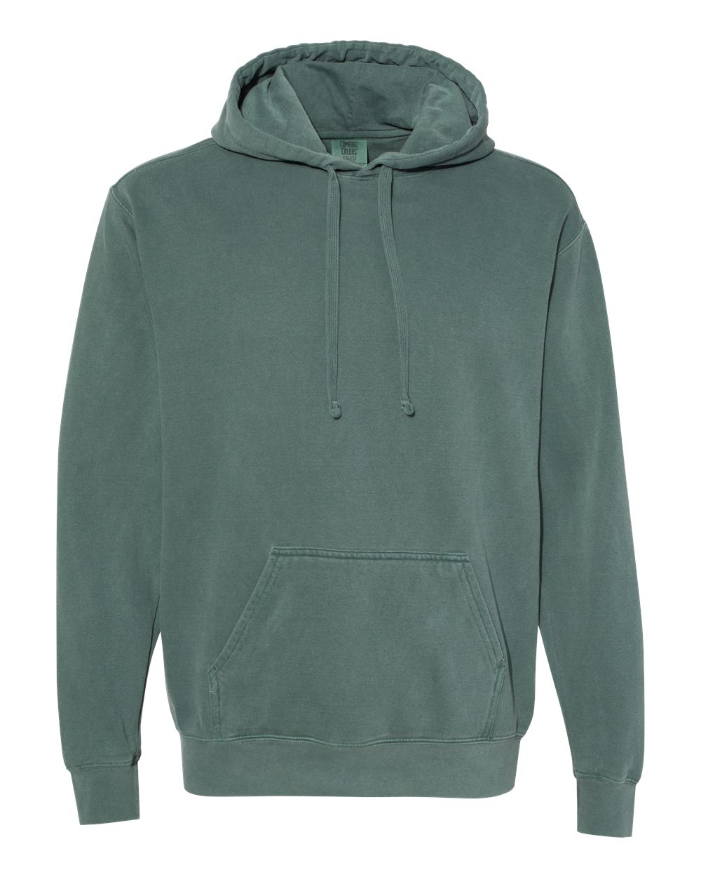 Comfort Colors 1567 Unisex Garment-Dyed Hooded Sweatshirt - Blue Spruce