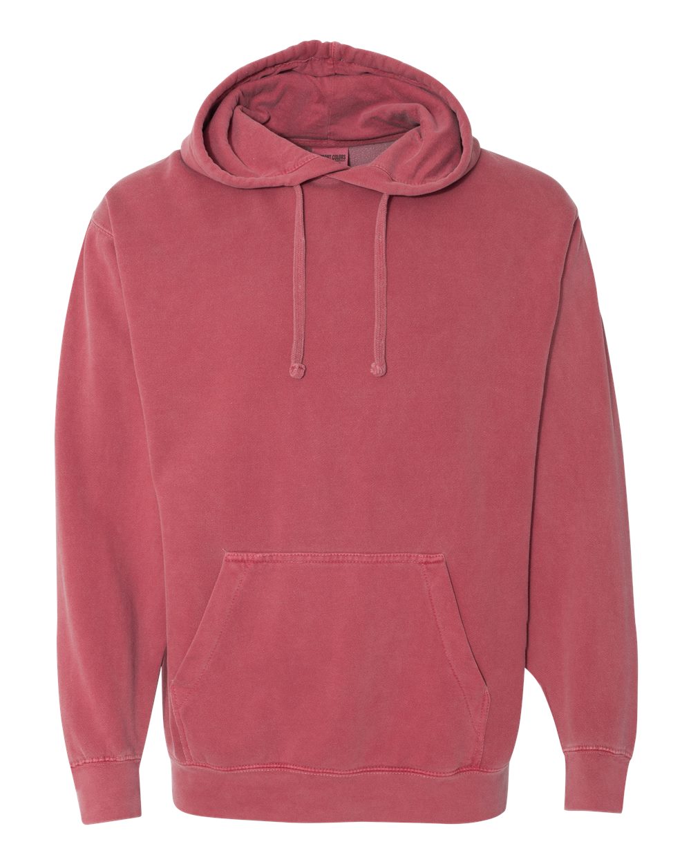 Comfort Colors 1567 Unisex Garment-Dyed Hooded Sweatshirt - Crimson