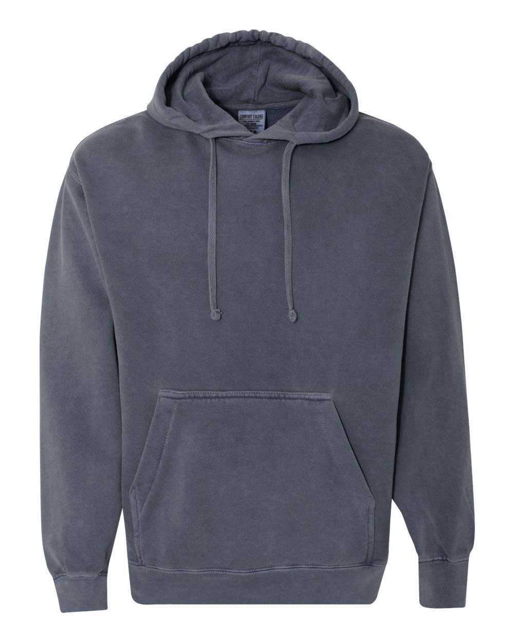 Comfort Colors 1567 Unisex Garment-Dyed Hooded Sweatshirt - Denim