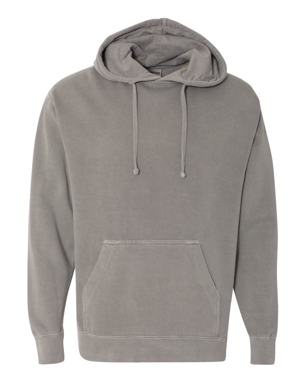 Comfort Colors 1567 Unisex Garment-Dyed Hooded Sweatshirt - Grey