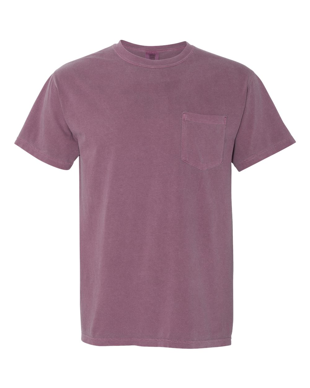 Comfort Colors 6030 Unisex Garment-Dyed Heavyweight Pocket T-Shirt - Berry
