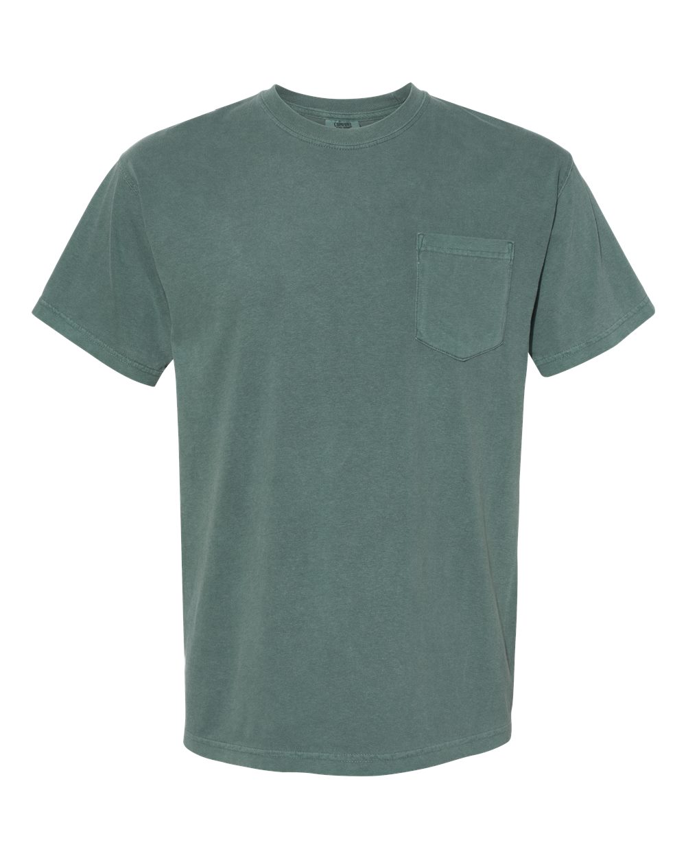 Comfort Colors 6030 Unisex Garment-Dyed Heavyweight Pocket T-Shirt - Blue Spruce