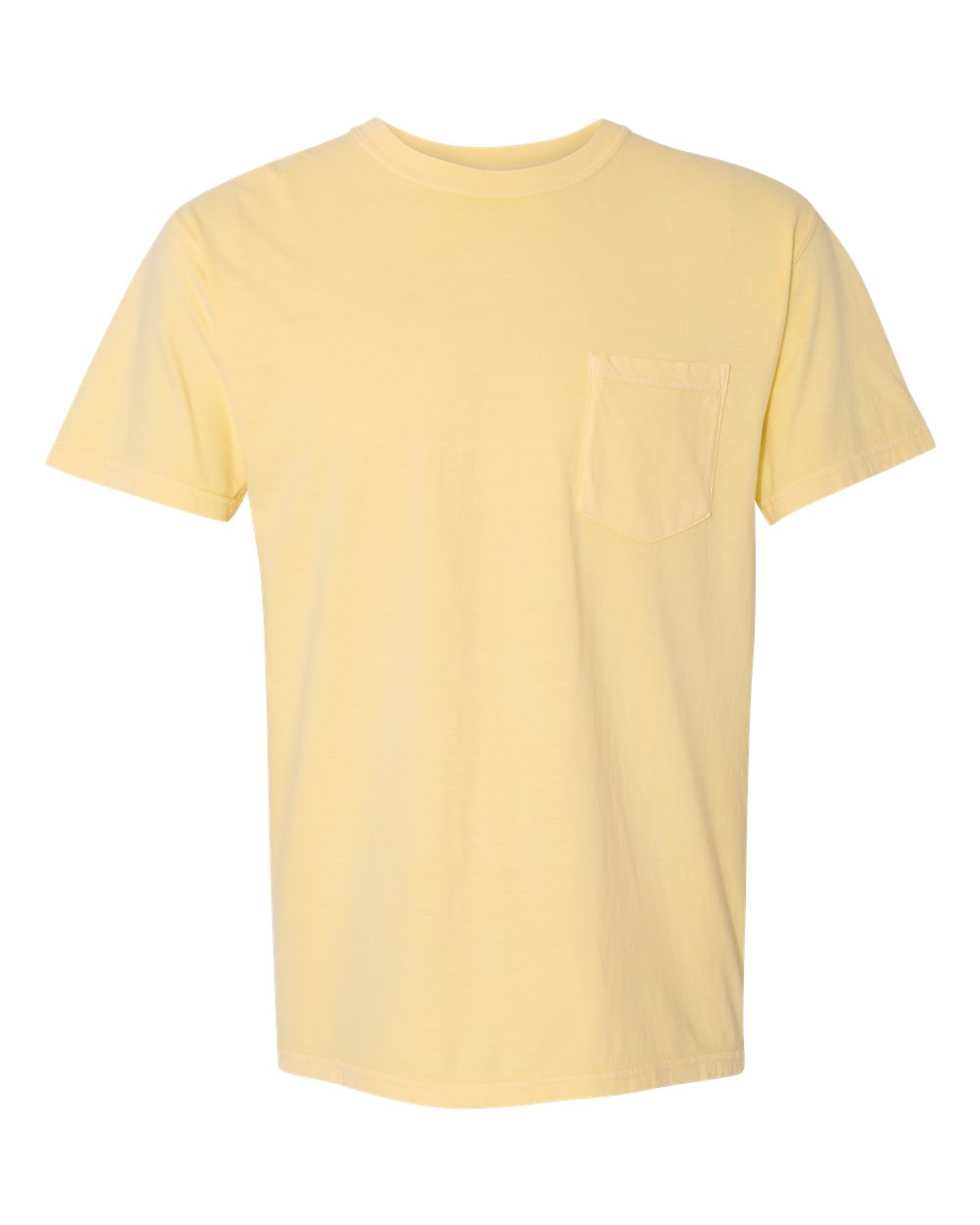 Comfort Colors 6030 Unisex Garment-Dyed Heavyweight Pocket T-Shirt - Butter