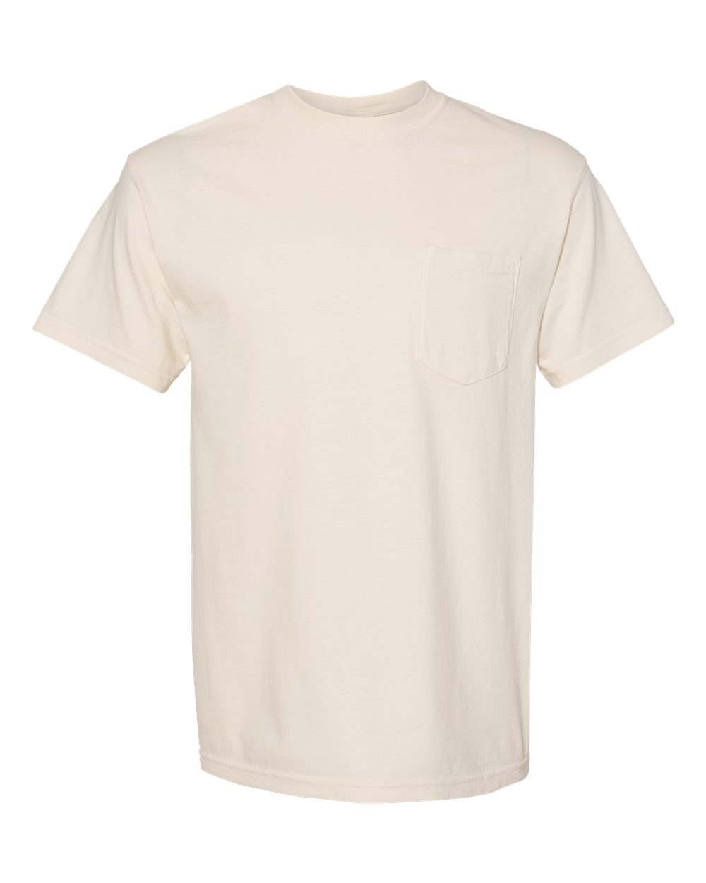 Comfort Colors 6030 Unisex Garment-Dyed Heavyweight Pocket T-Shirt - Ivory
