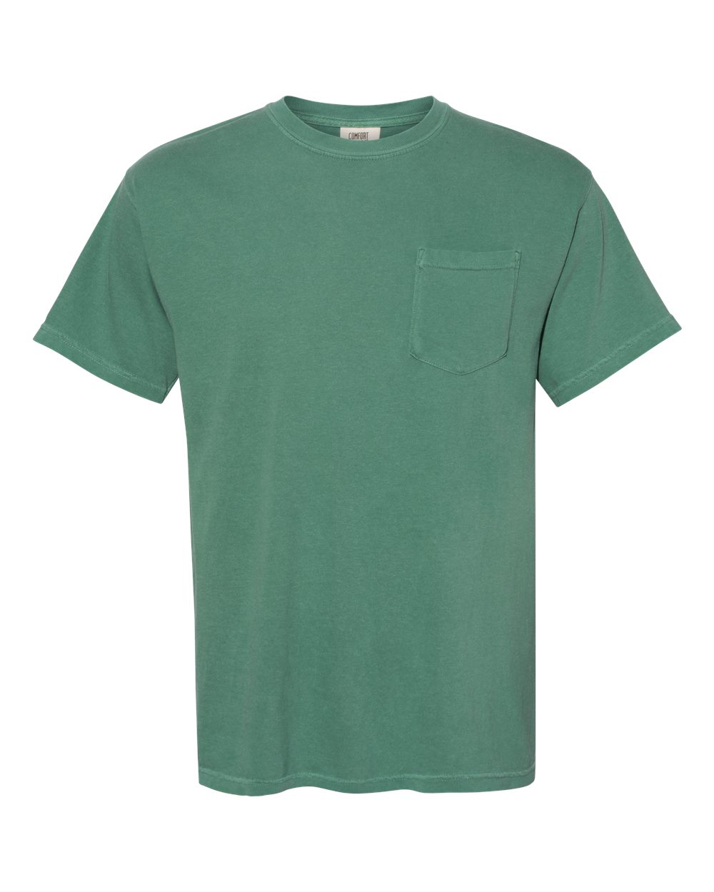 Comfort Colors 6030 Unisex Garment-Dyed Heavyweight Pocket T-Shirt - Light Green