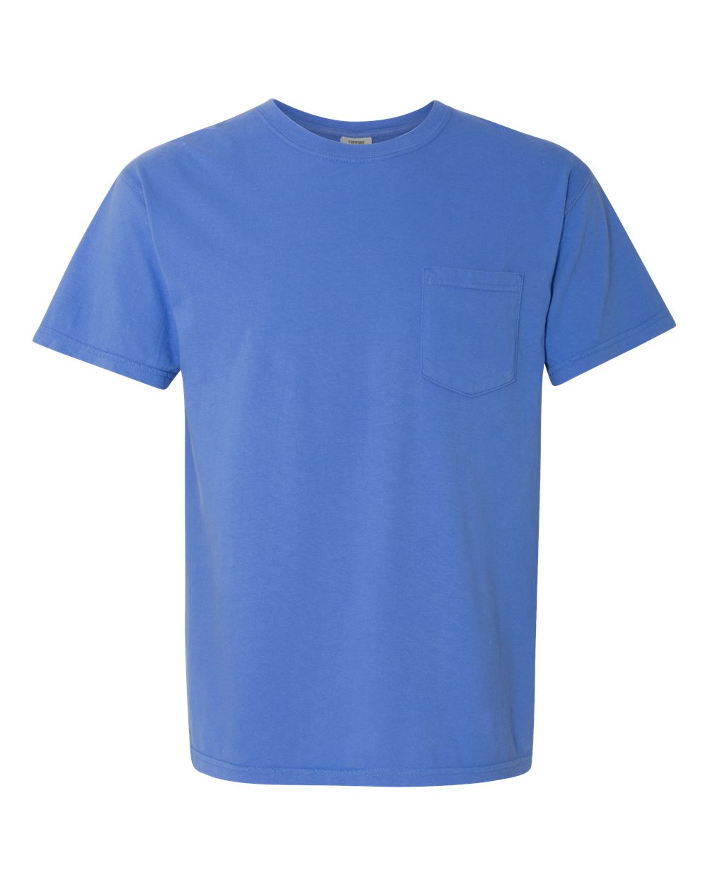 Comfort Colors 6030 Unisex Garment-Dyed Heavyweight Pocket T-Shirt - Mystic Blue