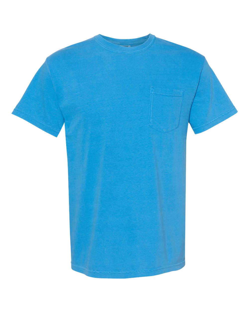 Comfort Colors 6030 Unisex Garment-Dyed Heavyweight Pocket T-Shirt - Royal Caribe
