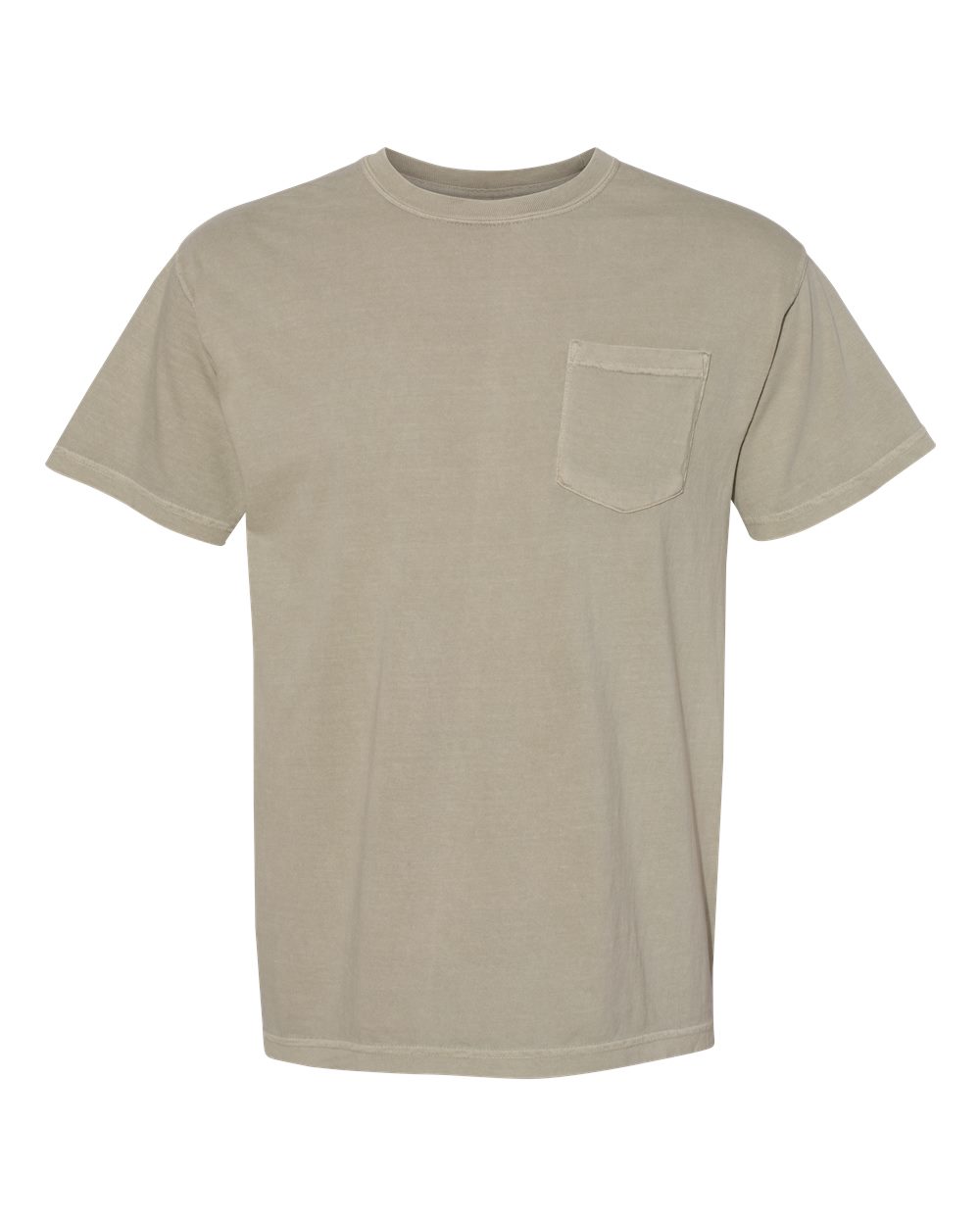 Comfort Colors 6030 Unisex Garment-Dyed Heavyweight Pocket T-Shirt - Sandstone
