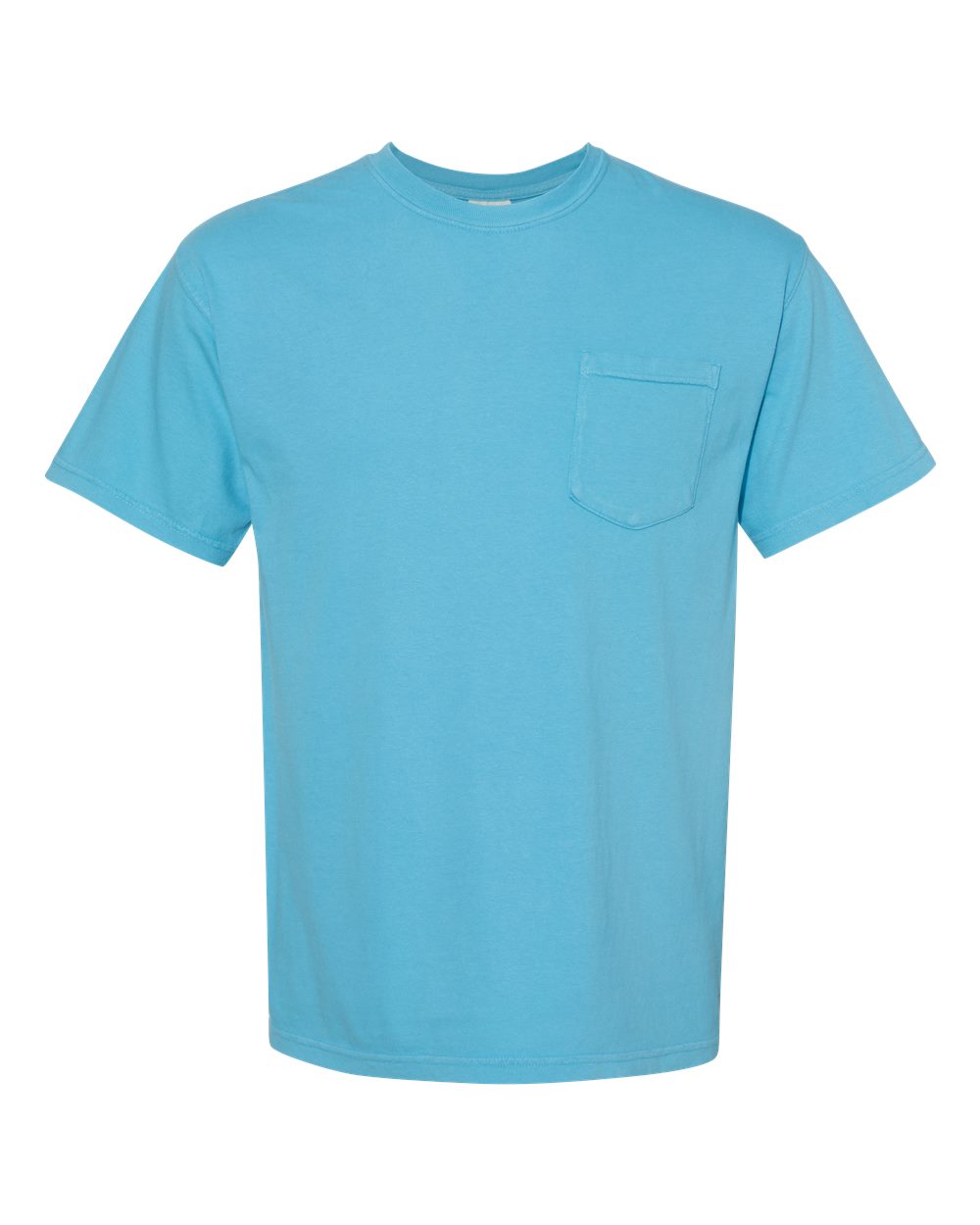 Comfort Colors 6030 Unisex Garment-Dyed Heavyweight Pocket T-Shirt - Sapphire