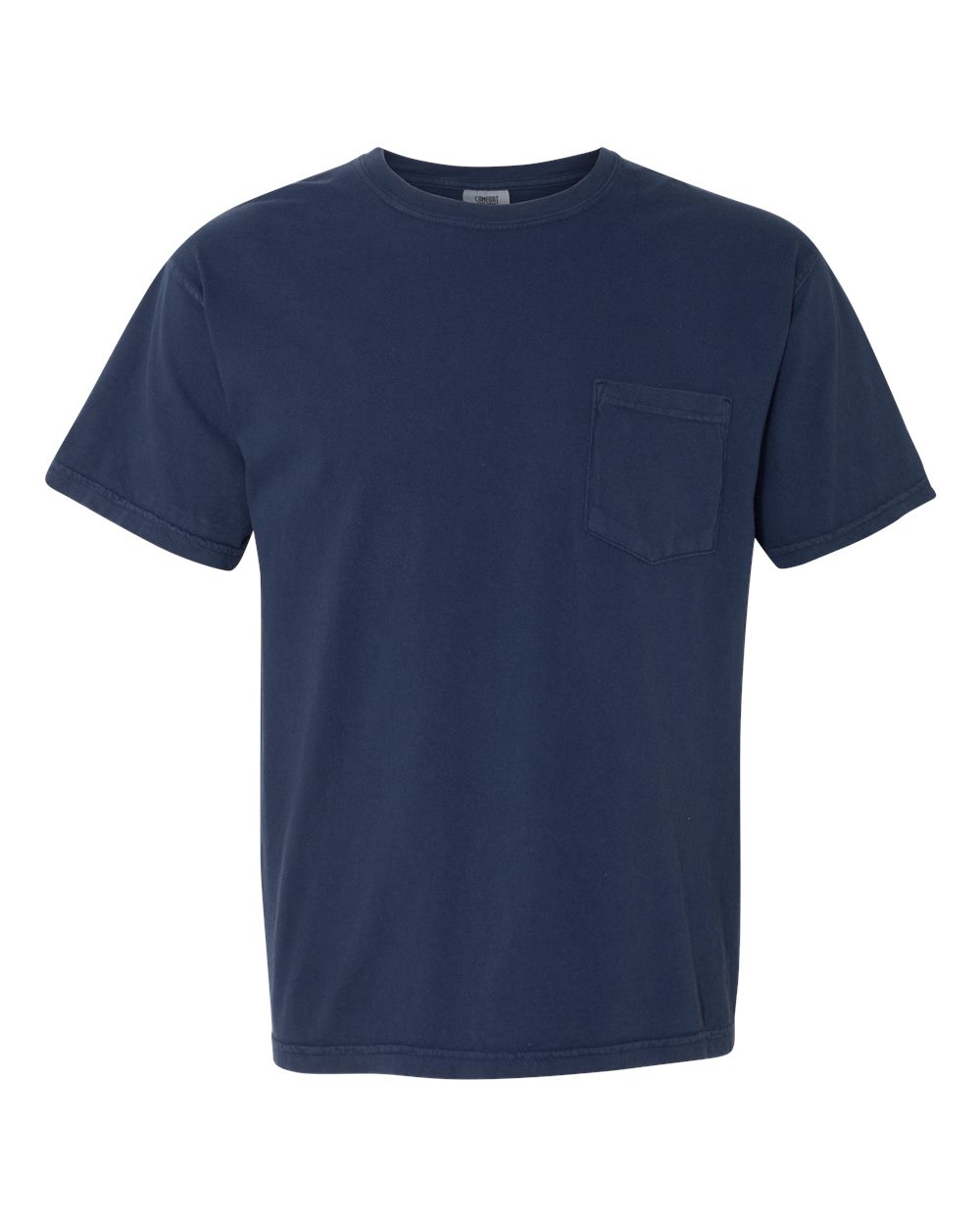 Comfort Colors 6030 Unisex Garment-Dyed Heavyweight Pocket T-Shirt - True Navy