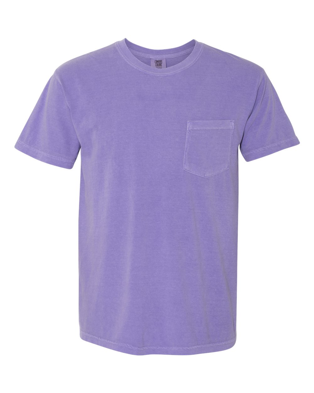 Comfort Colors 6030 Unisex Garment-Dyed Heavyweight Pocket T-Shirt - Violet