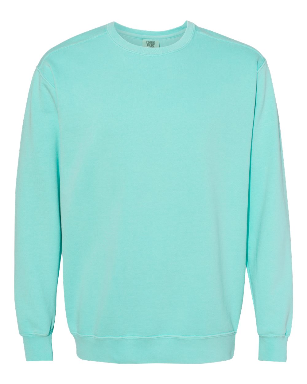 Comfort Colors 1566 Unisex Garment-Dyed Crewneck Sweatshirt - Chalky Mint