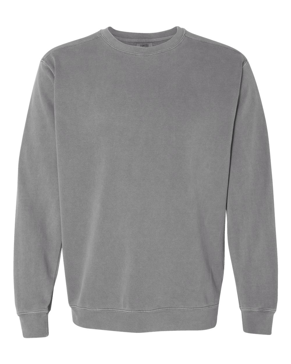 Comfort Colors 1566 Unisex Garment-Dyed Crewneck Sweatshirt - Grey