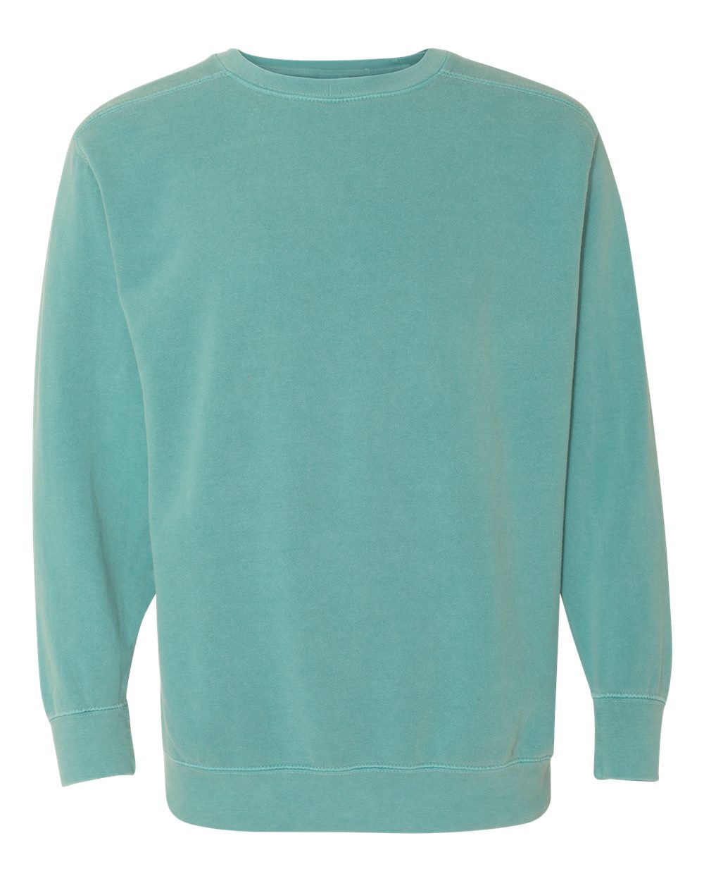 Comfort Colors 1566 Unisex Garment-Dyed Crewneck Sweatshirt - Seafoam