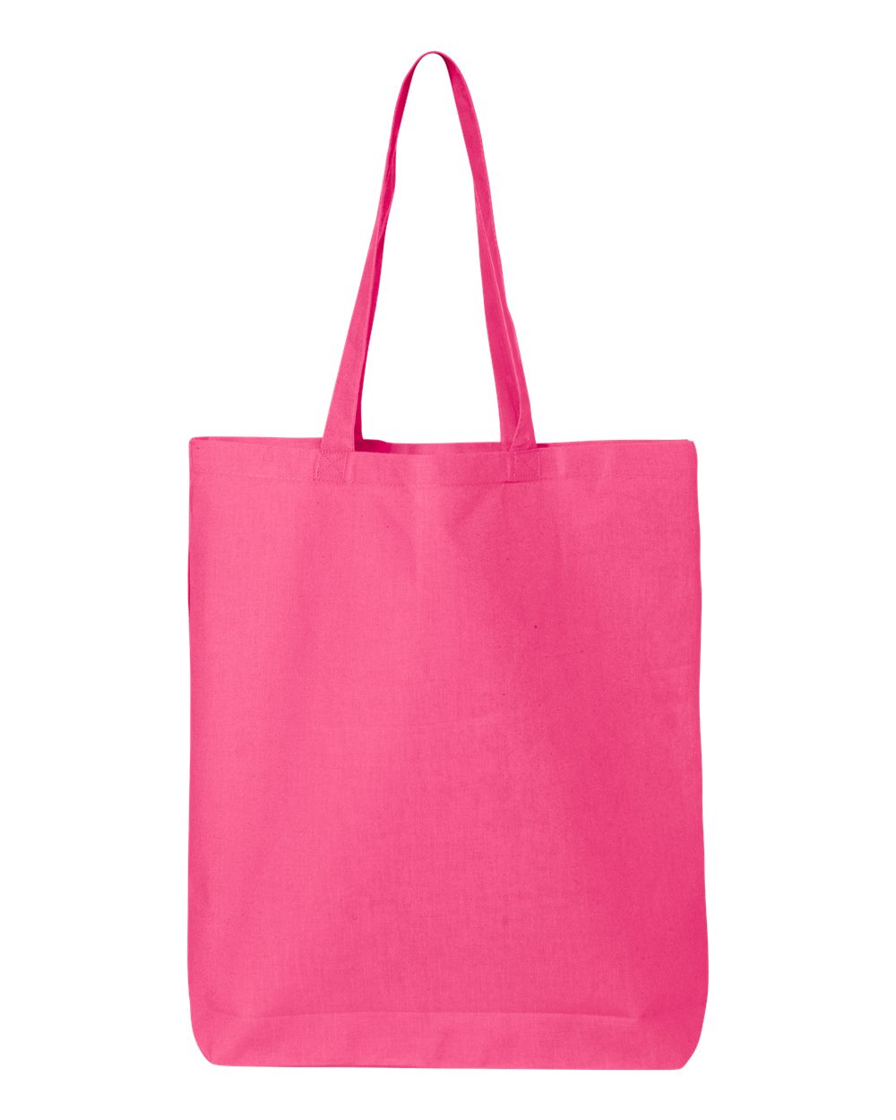 Q-Tees QTBG 12L Economical Tote - Hot Pink